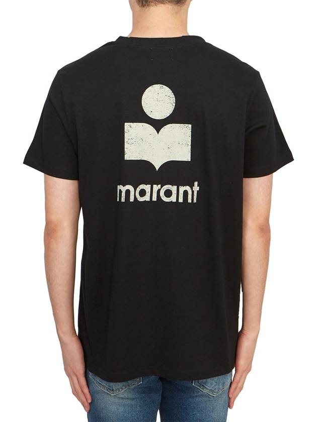 Isabel Marant Jafer Men s Short Sleeve T Shirt TS0047HA B1N19H BKEC 007 - ISABEL MARANT ETOILE - BALAAN 2