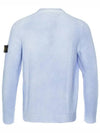 Wappen Patch Handspray Cotton Knit Top Sky Blue - STONE ISLAND - BALAAN 9