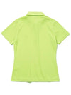 2ENIDUG embroidered collar short-sleeved T-shirt YELLOW GREEN - 20THHOLE - BALAAN 2