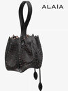 Rose Marie 16 Punching Bucket Bag Black - ALAIA - BALAAN 3