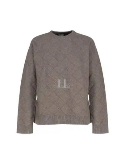 Intrecciato Wool Knit Top Riverbed - BOTTEGA VENETA - BALAAN 2