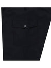 Men s Jogger Fit Cargo Bonding Pants 5174GXWN BLACK - BLACK&WHITE - BALAAN 3