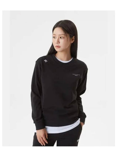 Cloud Sweat Small Worthing Sweatshirt Black SP323UHT82 - DESCENTE - BALAAN 1