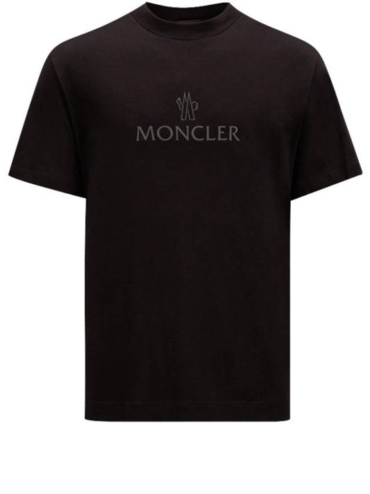 logo short sleeve t-shirt black - MONCLER - BALAAN 2