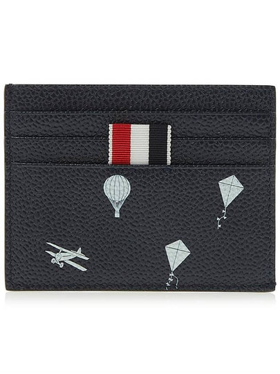 Compartment Icon Card Wallet Grey - THOM BROWNE - BALAAN 2