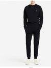 Tricolor Fox Patch Sweatshirt Black - MAISON KITSUNE - BALAAN 5