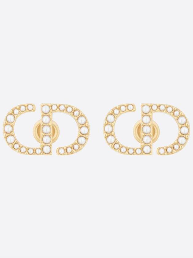 Petit CD Stud Earrings Gold - DIOR - BALAAN 2