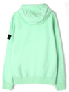 Signature Logo Patch Hoodie Light Green - STONE ISLAND - BALAAN 3