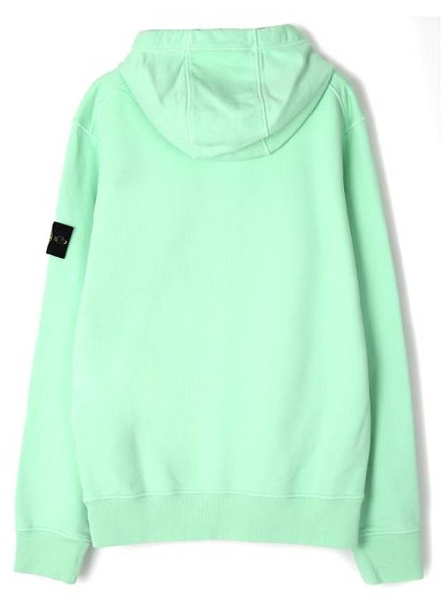 Signature Logo Patch Hoodie Light Green - STONE ISLAND - BALAAN 3