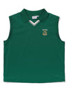 Collar type woven vest GREEN WOMAN - MALBON GOLF - BALAAN 1