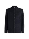 Corduroy Long Sleeve Shirt Black - CP COMPANY - BALAAN 2