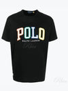 Embroidered Logo Short Sleeve T-Shirt Black - POLO RALPH LAUREN - BALAAN 2