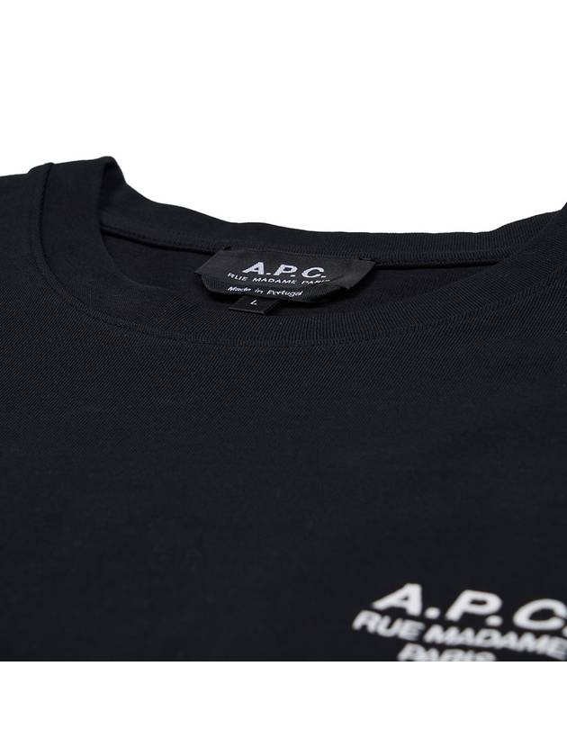 Raymond Short Sleeve T-shirt Black - A.P.C. - BALAAN 5