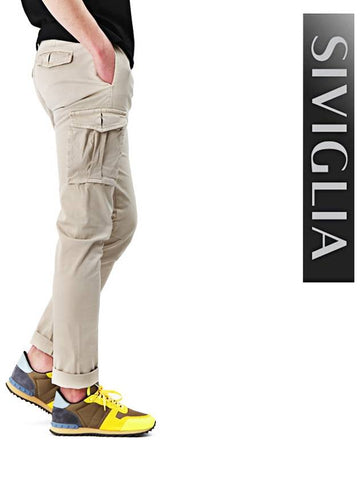 Chino slim cargo pants BABX S001 1297 - SIVIGLIA - BALAAN 1