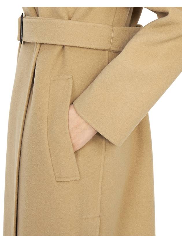 Manu Single Coat Beige - MAX MARA - BALAAN 7