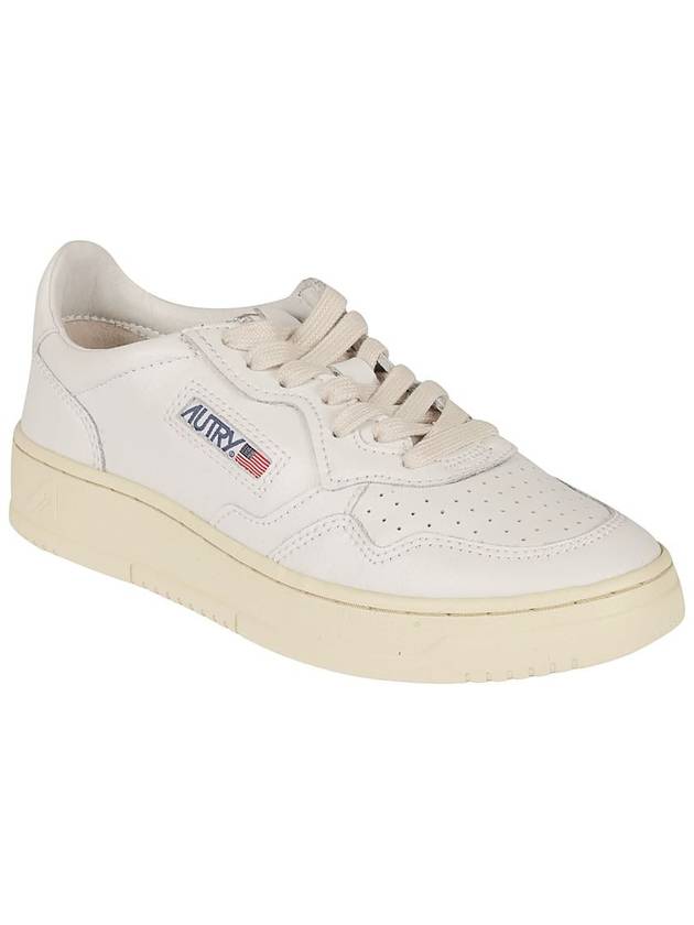 Medalist Leather Low Top Sneakers White - AUTRY - BALAAN 6