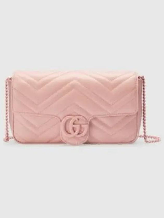 GG Marmont Mini Bag Light Pink - GUCCI - BALAAN 2