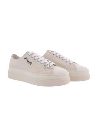 Austin Logo Print Platform Low Top Sneakers Ecru - ISABEL MARANT - BALAAN 2