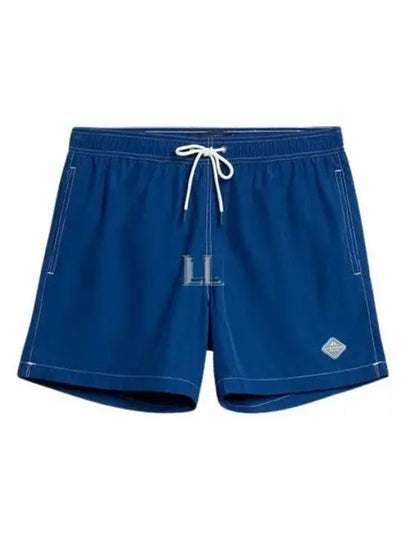 Banks Solid Swim Trunk Shorts Estate Blue - J.LINDEBERG - BALAAN 2