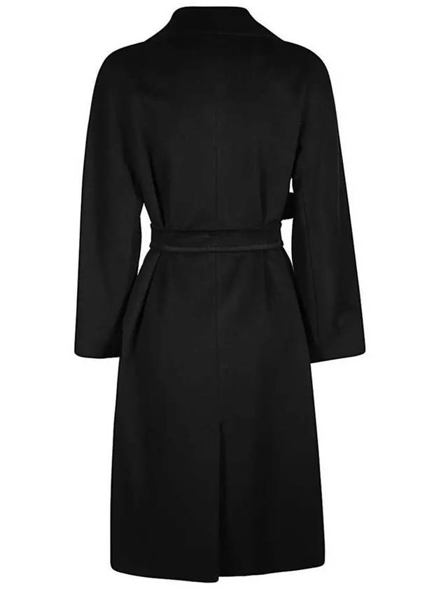 Regina RESINA wool belted coat black 2350161133 013 - MAX MARA - BALAAN 3