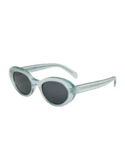 Eyewear Cat Eye Acetate Sunglasses Transparent Turquoise - CELINE - BALAAN 2