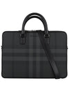 Slim Ainsworth Check Case Dark Grey - BURBERRY - BALAAN 2