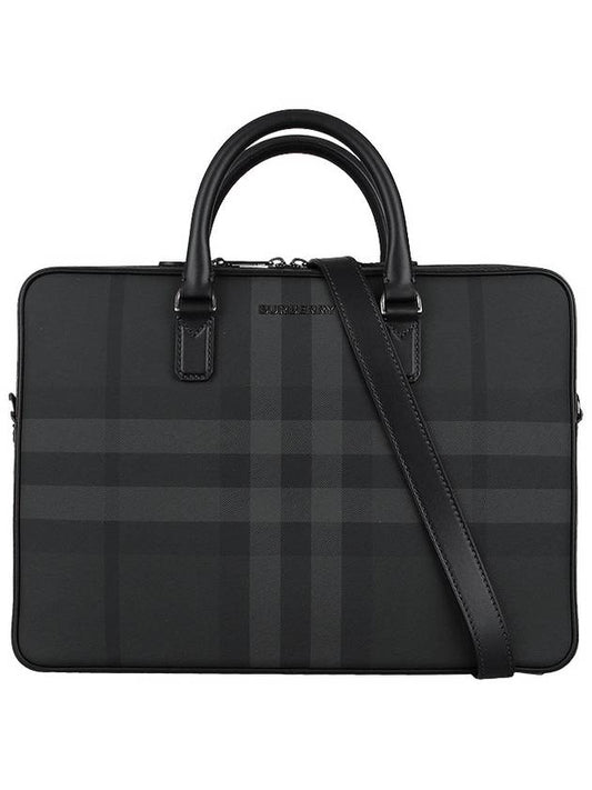 Slim Ainsworth Check Case Dark Grey - BURBERRY - BALAAN 2