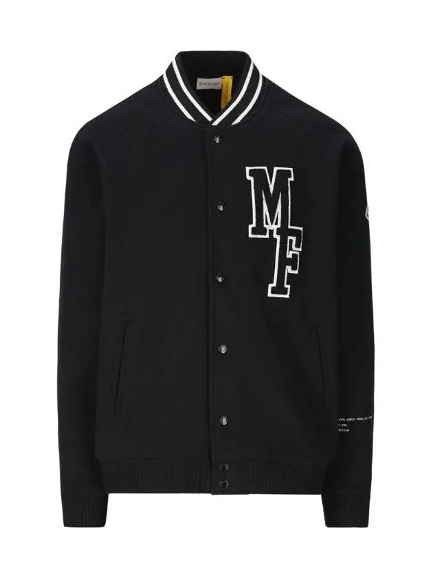 Fragment collab Varsity Fleece Cardigan Black - MONCLER - BALAAN 2