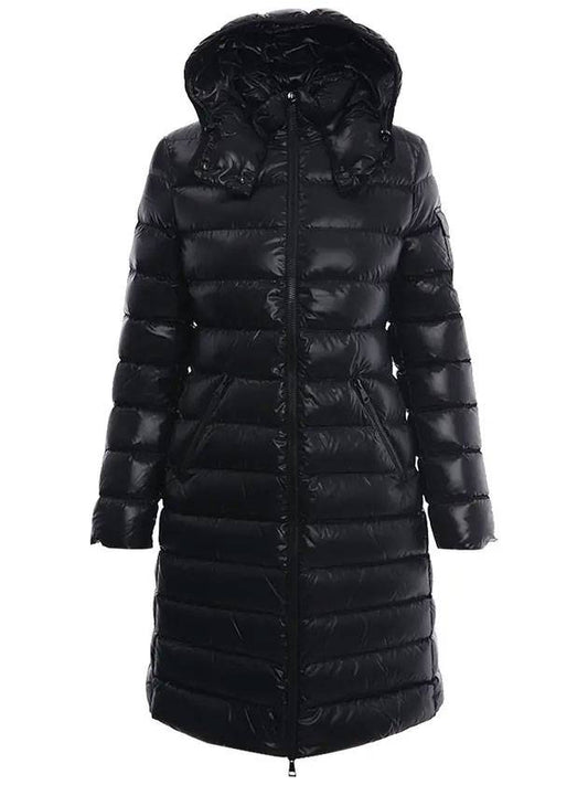 Moka Moka Goose Down Long Padding Black - MONCLER - BALAAN 1