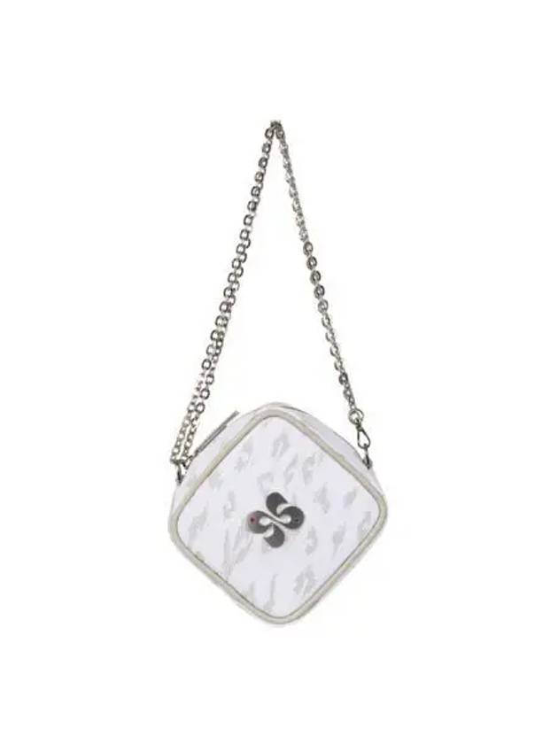 diamond mini bag leopard white - HERETIC - BALAAN 1