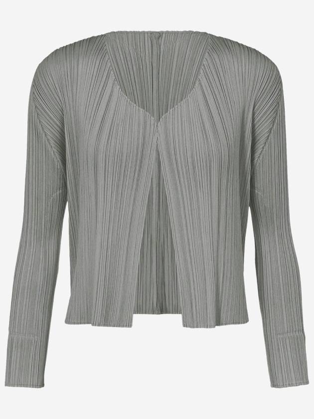 Pleated basic cardigan - ISSEY MIYAKE - BALAAN 2