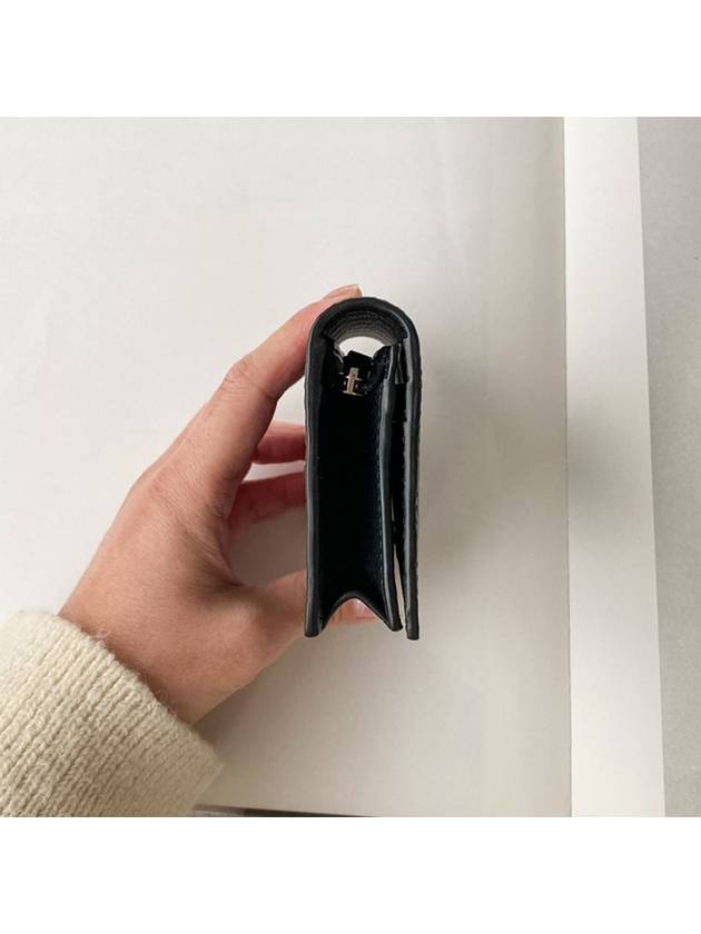 Microssima Bifold Card Wallet Black - GUCCI - BALAAN 3