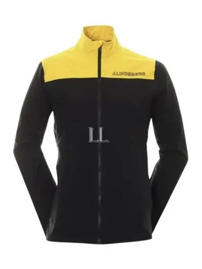 Men's Golf Bridge Rain Jacket Black - J.LINDEBERG - BALAAN 2