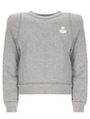 PrissaLogo Print Sweatshirt Grey - ISABEL MARANT - BALAAN 2