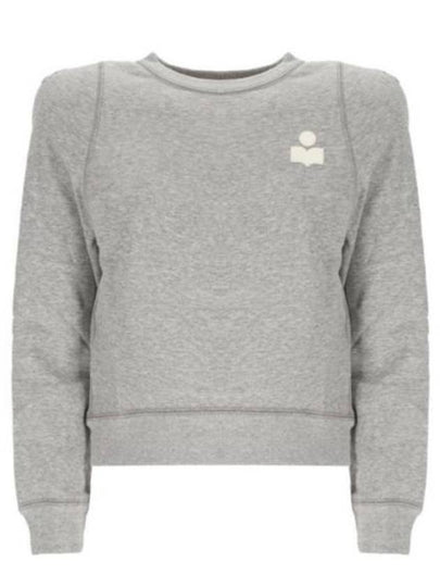 PrissaLogo Print Sweatshirt Grey - ISABEL MARANT - BALAAN 2