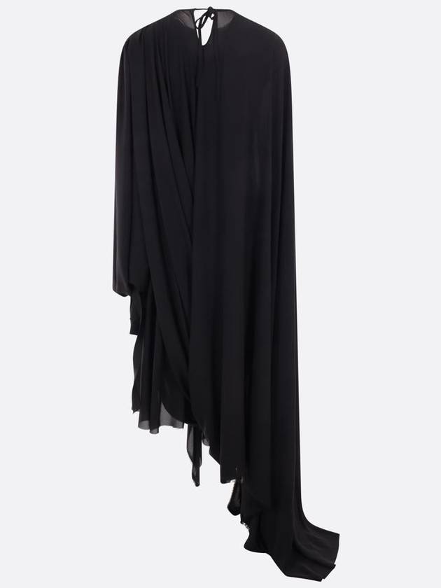 black all in asymmetrical dress 768709TGO081000 B0560955650 - BALENCIAGA - BALAAN 3