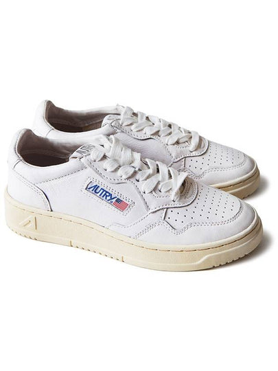 Medalist Goatskin Low Top Sneakers White - AUTRY - BALAAN 2