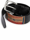 B Jackron Leather Belt Black - DIESEL - BALAAN 4