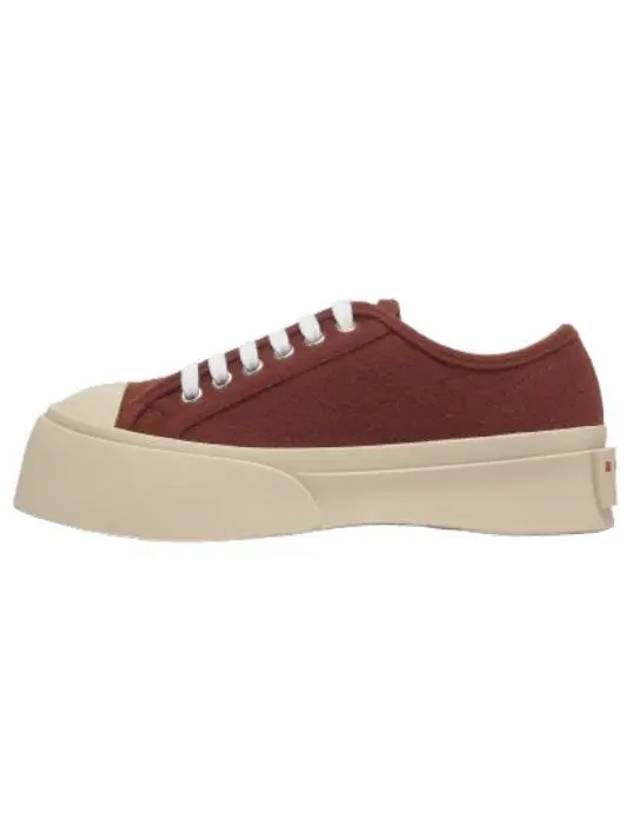 Felt Pablo lace up sneakers Brick - MARNI - BALAAN 1