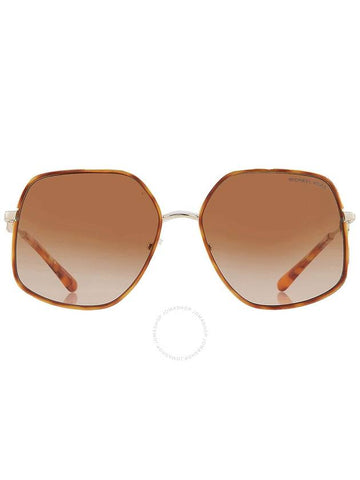 Michael Kors Empire Butterfly Amber Gradient Ladies Sunglasses MK1127J 10143B 59 - MICHAEL KORS - BALAAN 1