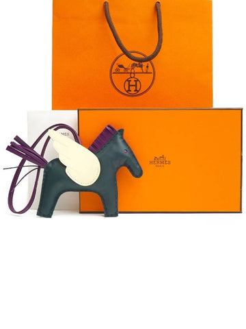 Rodeo Bag Charm Pegasus Naldalmal MM CYPRES VIOLET MILTON Full Set - HERMES - BALAAN 1