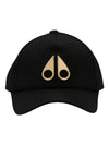 Metal Logo Icon Gold Ball Cap Black - MOOSE KNUCKLES - BALAAN 1