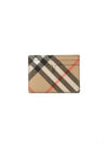 Check Card Case Wallet Beige - BURBERRY - BALAAN 2