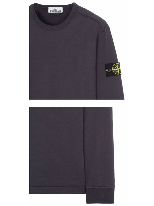 Wappen Patch Crew Neck Sweatshirt Dark Blue - STONE ISLAND - BALAAN 6