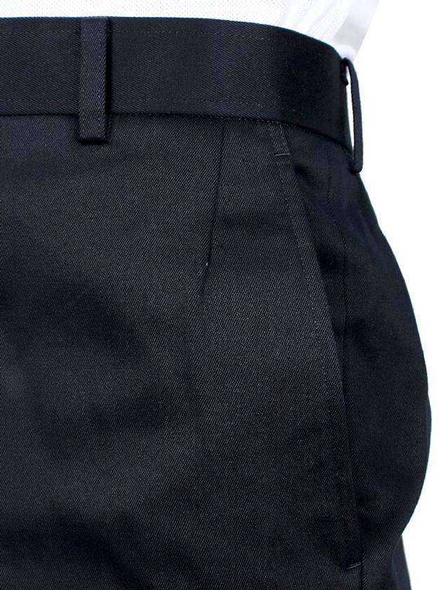 Unconstructed Chino Cotton Twill Shorts Navy - THOM BROWNE - BALAAN 9