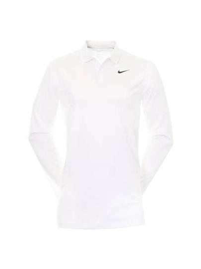 Dri Fit Victory Long Sleeve Polo Shirt White - NIKE - BALAAN 2