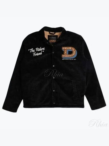 Deus Riders Friend Coach DMF236955 BLK Jacket - DEUS EX MACHINA - BALAAN 1