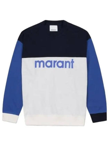 Afton Logo Sweatshirt Blue - ISABEL MARANT - BALAAN 1