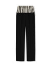 Wool Layered Wide Pants Black - FENDI - BALAAN 2