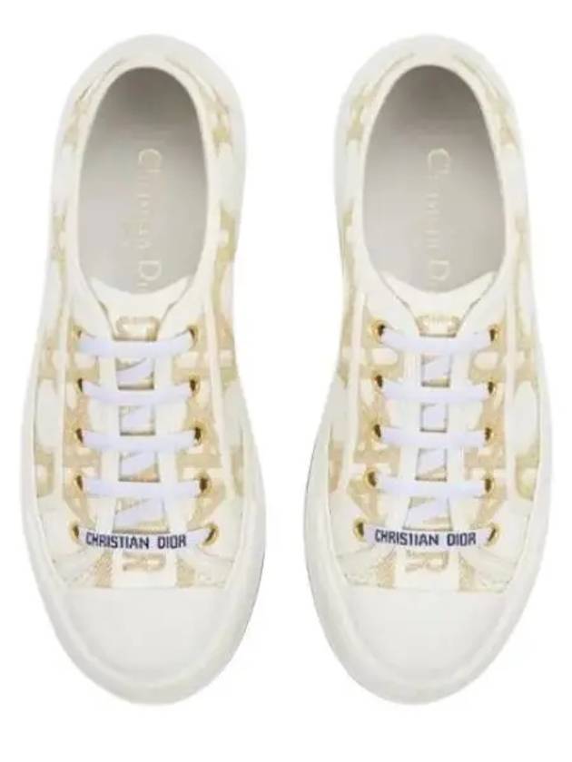 Walk'N'Dior Platform Low Top Sneakers White - DIOR - BALAAN 2